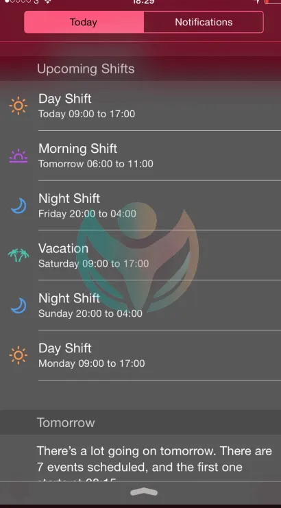 Centro de notificaciones