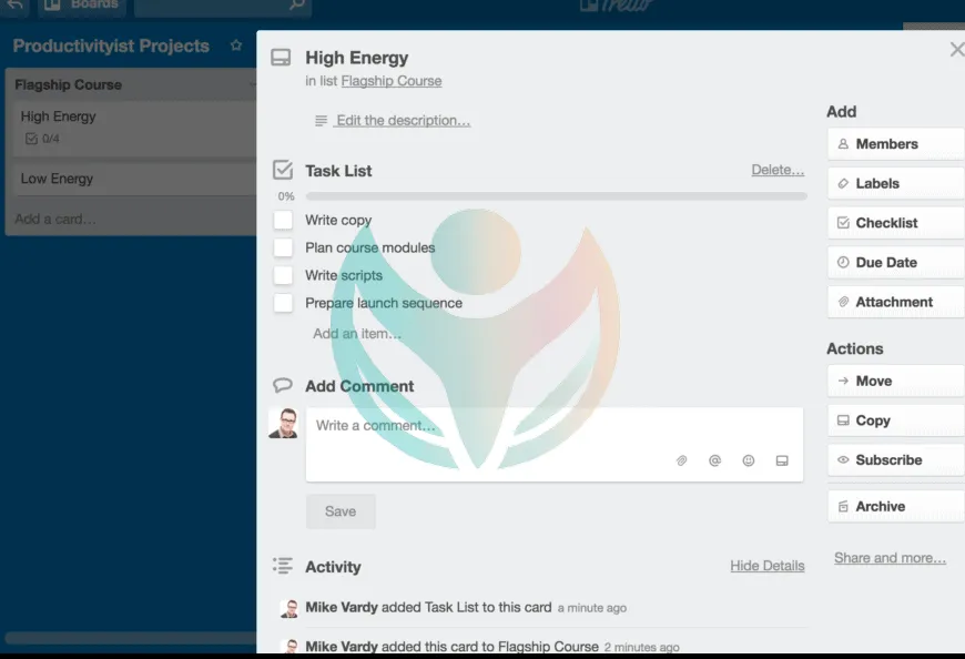 Modos basados ​​en energía - Trello